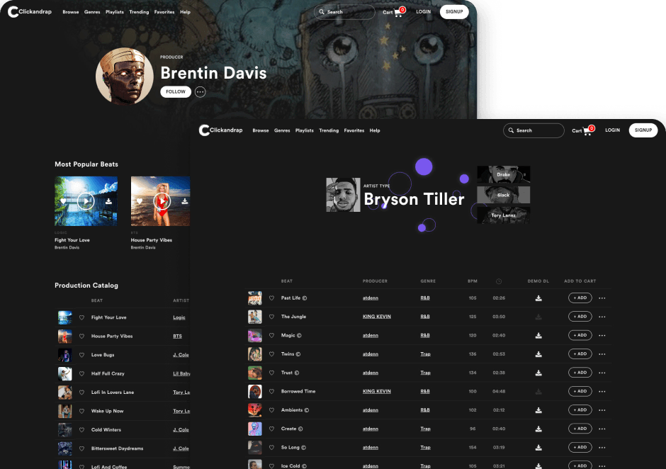Clickandrap project preview
