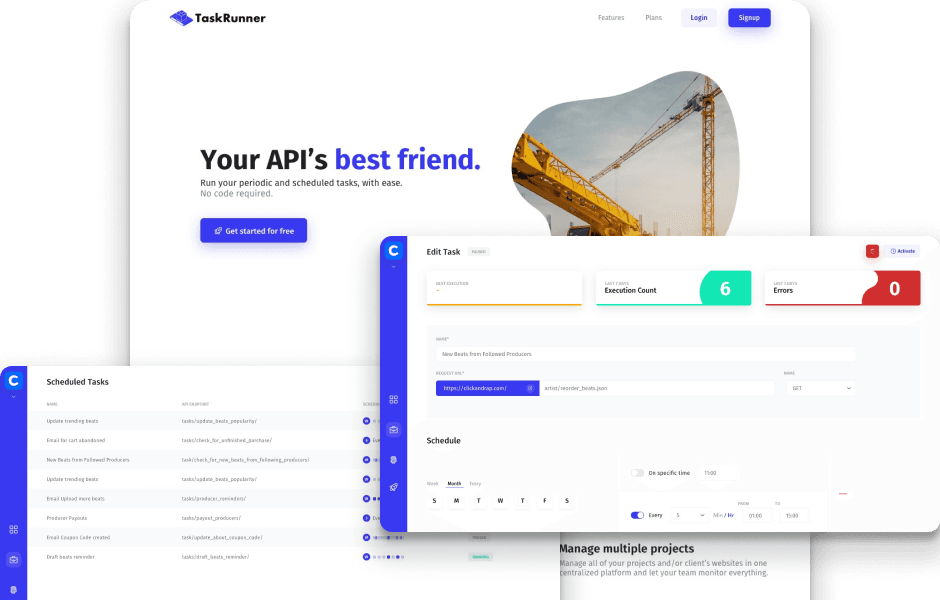 TaskRunner project preview